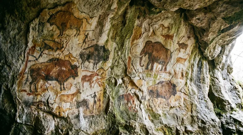 Early human cave paintings
