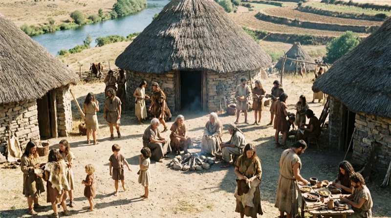 A historical community gathering