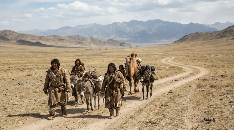 Nomadic travel across landscapes
